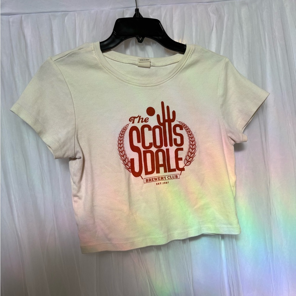 Scottsdale Cream Crop Top